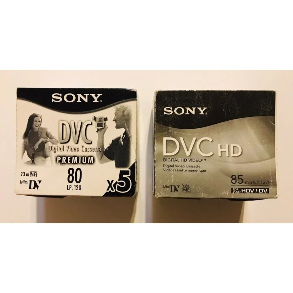 Sony DVC Digital Video Cassette Premium 80 + HD 10 NEW Sealed